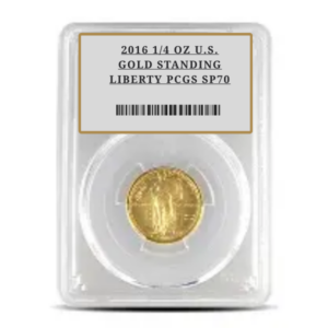 2016 1/4 OZ U.S. GOLD STANDING LIBERTY PCGS SP70