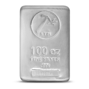 100 OZ SILVER BAR SILVERTOWNE