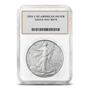2026 1 OZ AMERICAN SILVER EAGLE NGC MS70
