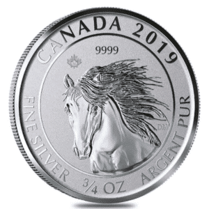 3/4 OZ SILVER HORSE