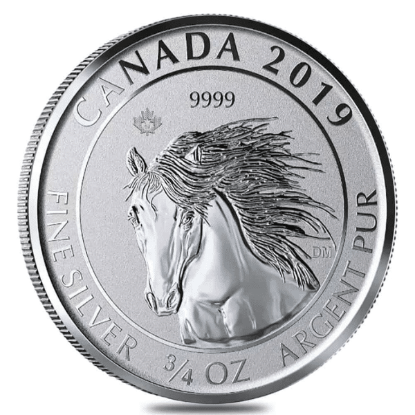 3/4 OZ SILVER HORSE