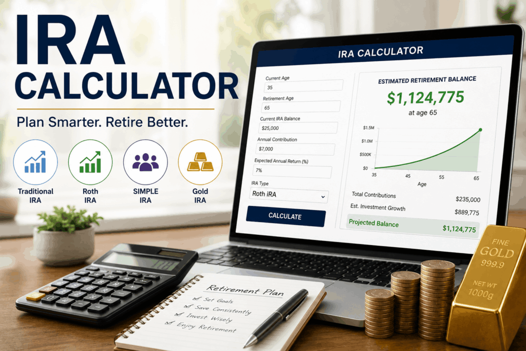IRA Calculator: Estimate Your Retirement Savings