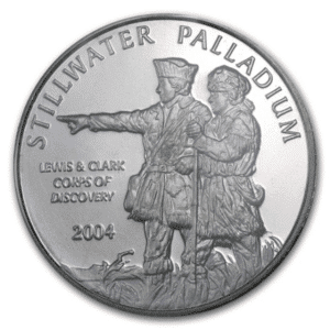 1 OZ PALLADIUM ROUND LEWIS AND CLARK