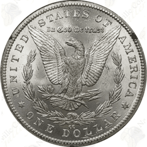 1885 AMERICAN SILVER MORGAN DOLLAR CC GSA