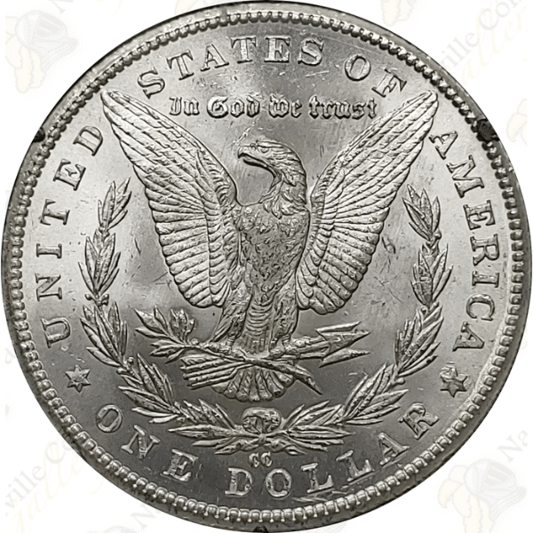 1885 AMERICAN SILVER MORGAN DOLLAR CC GSA